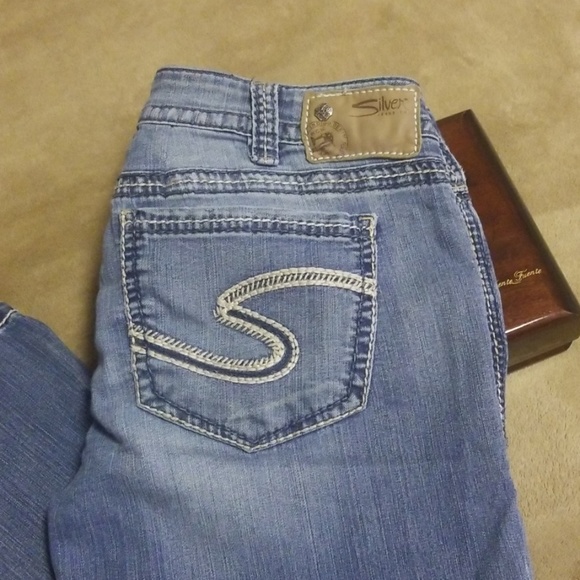 Silver Jeans Denim - Womens SILVER cropped jeans "Santorini"
